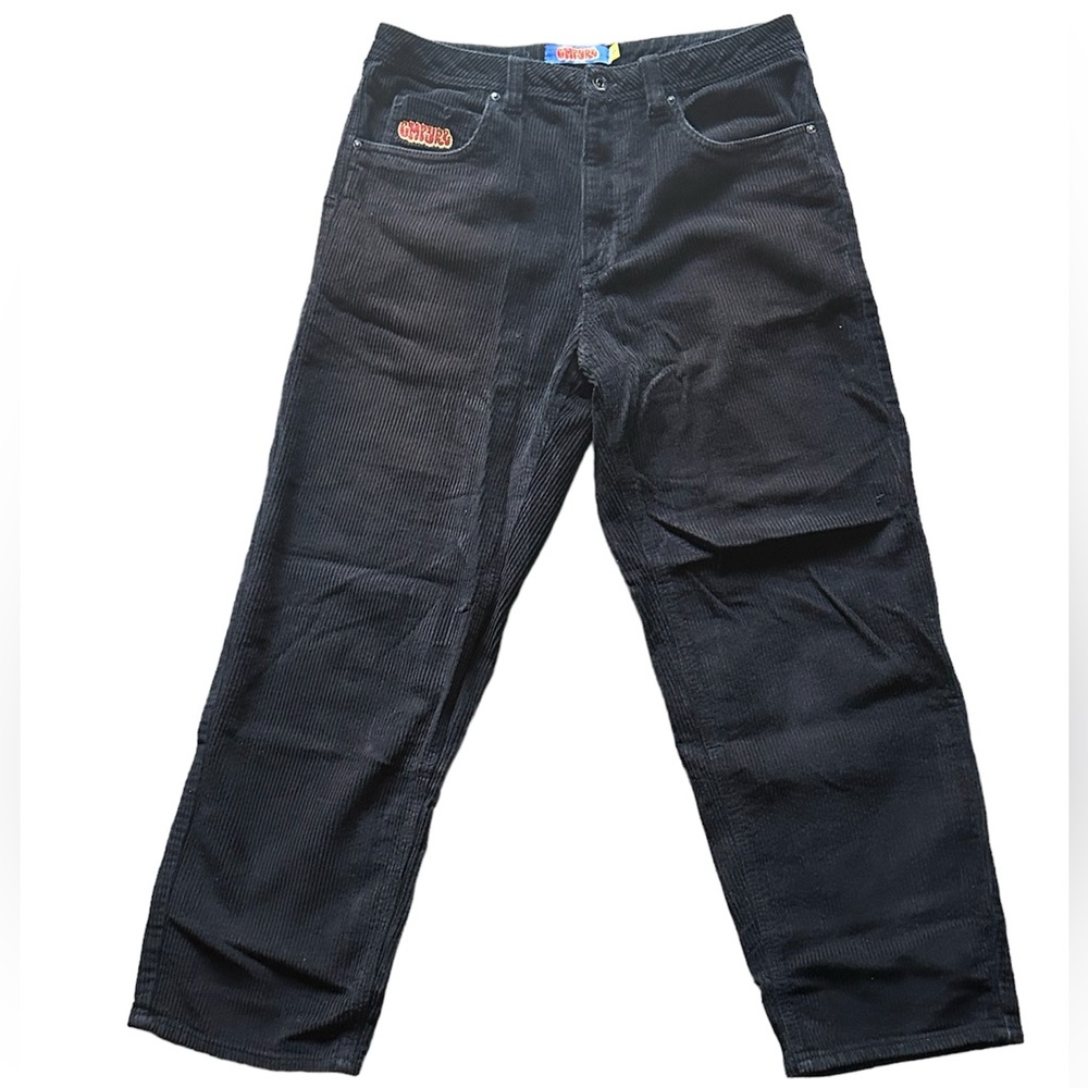 Black loose fit fat corduroy  Empyre jeans
